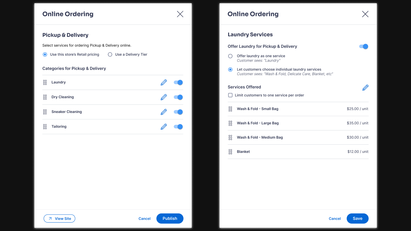Operator configuration tools